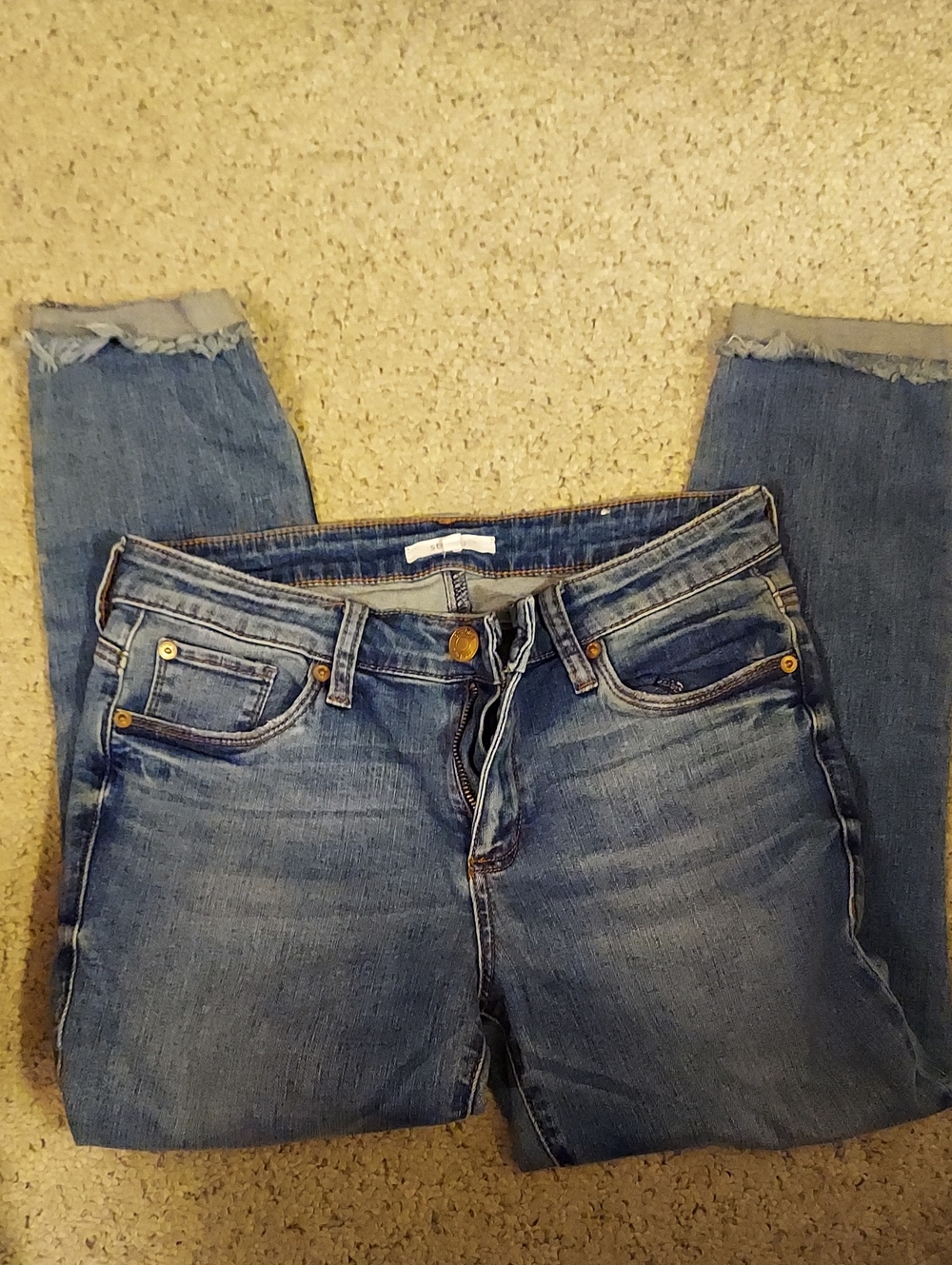 Stitch Fix STS Blue Jeans with Frayed Hem